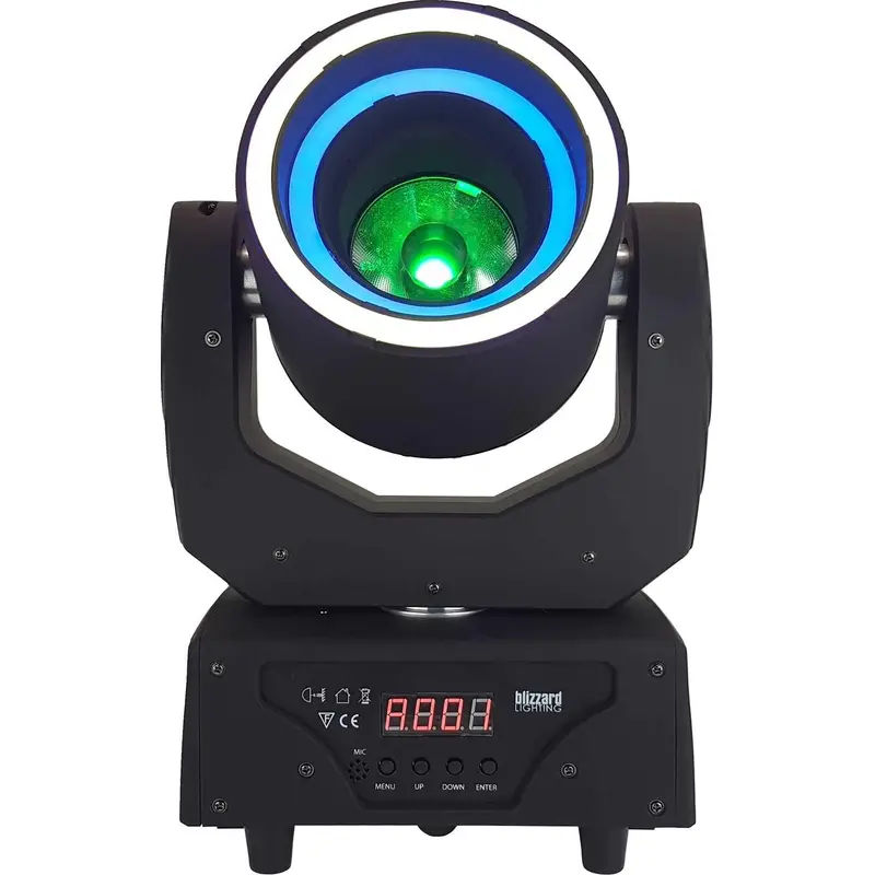 Blizzard Hypno Beam RGBW LED Moving Head Light with Aura Effect
