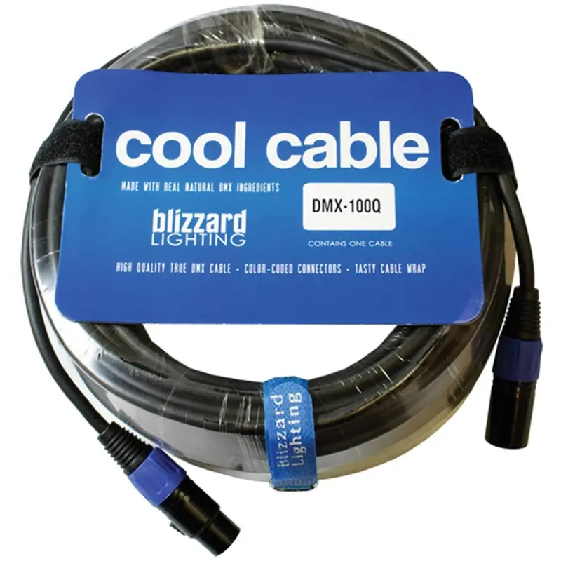 Blizzard IP DMX 100Q 100' 3-Pin IP Rated DMX Cable