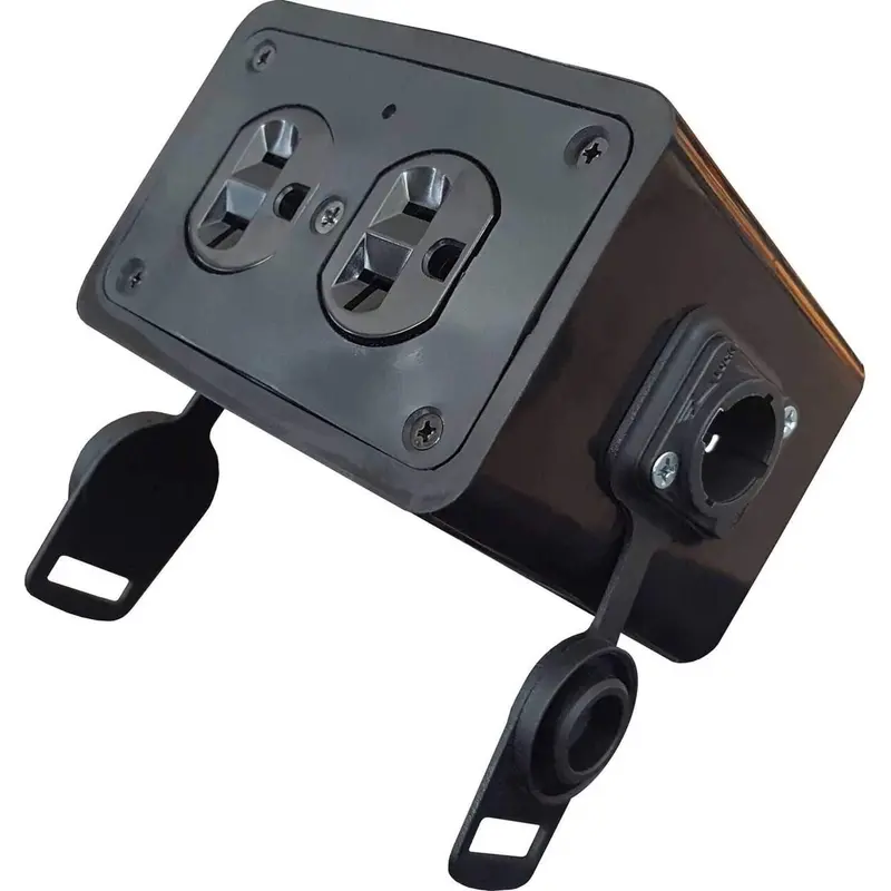 Blizzard PowerCON TRUE1 In-Out to Quad Edison Box