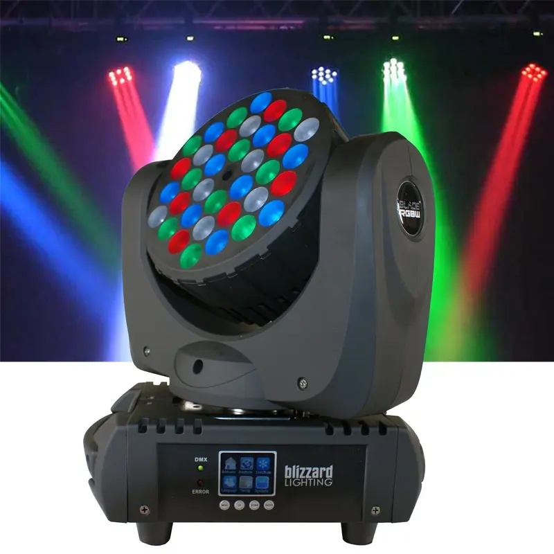 Blizzard Blade RGBW 36x5-Watt LED Wash Moving Head Light