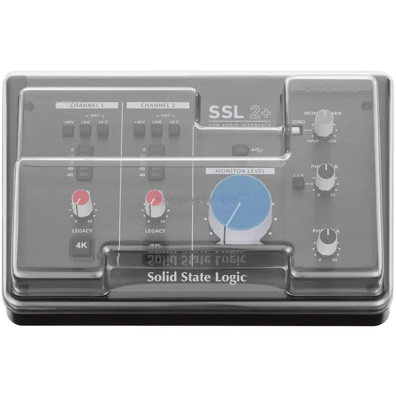 Decksaver Cover for Solid State Logic SSL 2 & SSL 2+ Audio Interfaces
