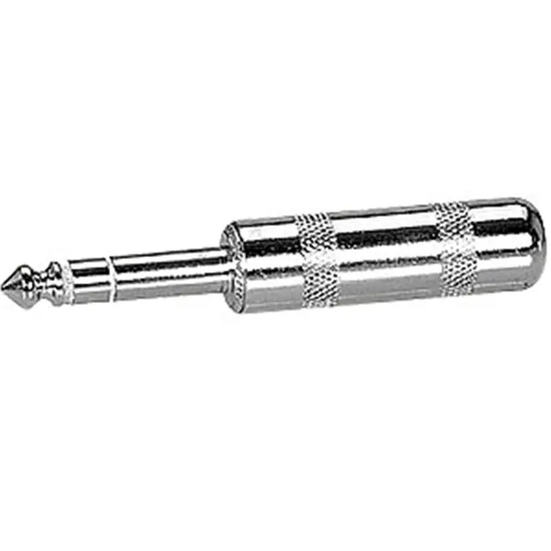 1/4 TRS 3 Conductor Stereo Metal Plug