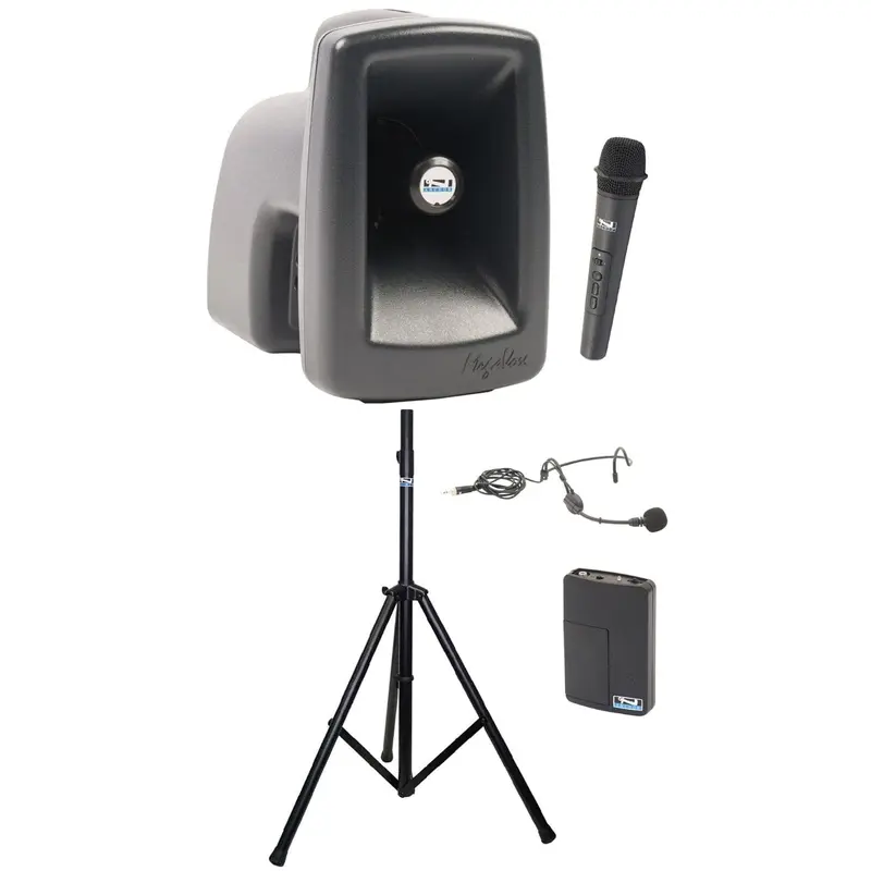 Anchor Audio 511225 MegaVox System 2 - Handheld / Headband Wireless Microphones