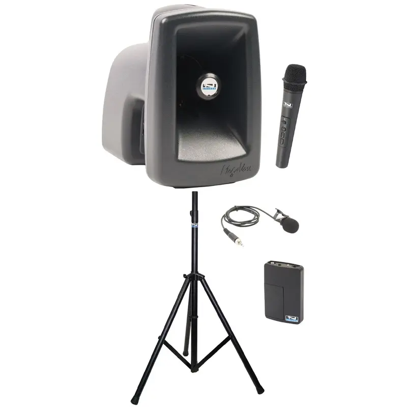Anchor Audio 511230 MegaVox System 2 - Handheld / Lapel Wireless Microphones