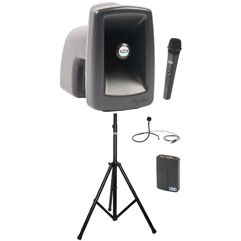 Anchor Audio 511235 MegaVox System 2 - Handheld / Collar Wireless Microphones