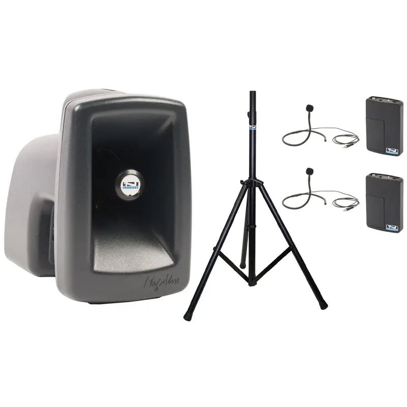 Anchor Audio 511270 MegaVox System 2 - 2x Collar Wireless Microphones
