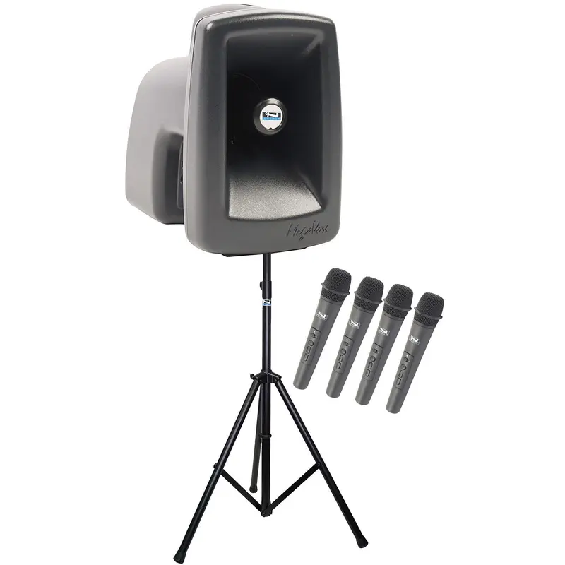 Anchor Audio 515400 MegaVox System X4 - Anchor-Air / 4x Handheld Wireless Microphones