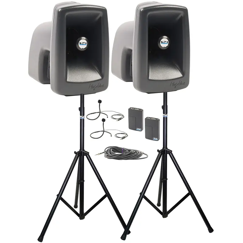 Anchor Audio 545270 MegaVox Pair COMP 2 - 2x Collar Wireless Microphones