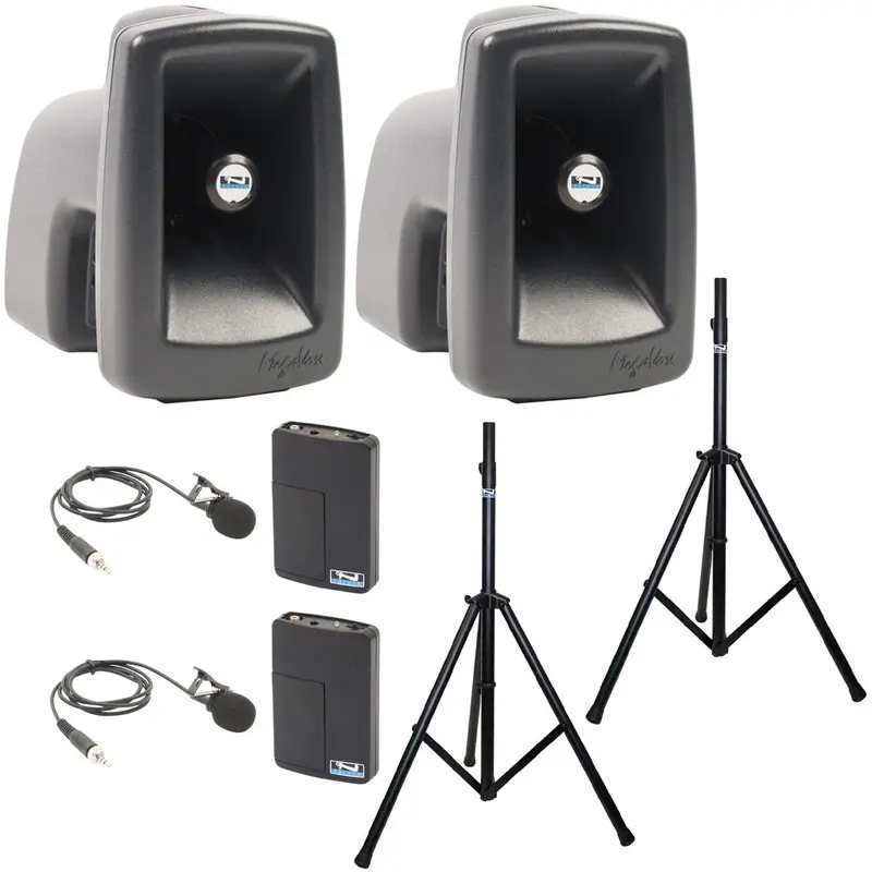 Anchor Audio 560260 MegaVox Pair AIR X2 - Anchor-Air / 2x Lapel Wireless Microphones