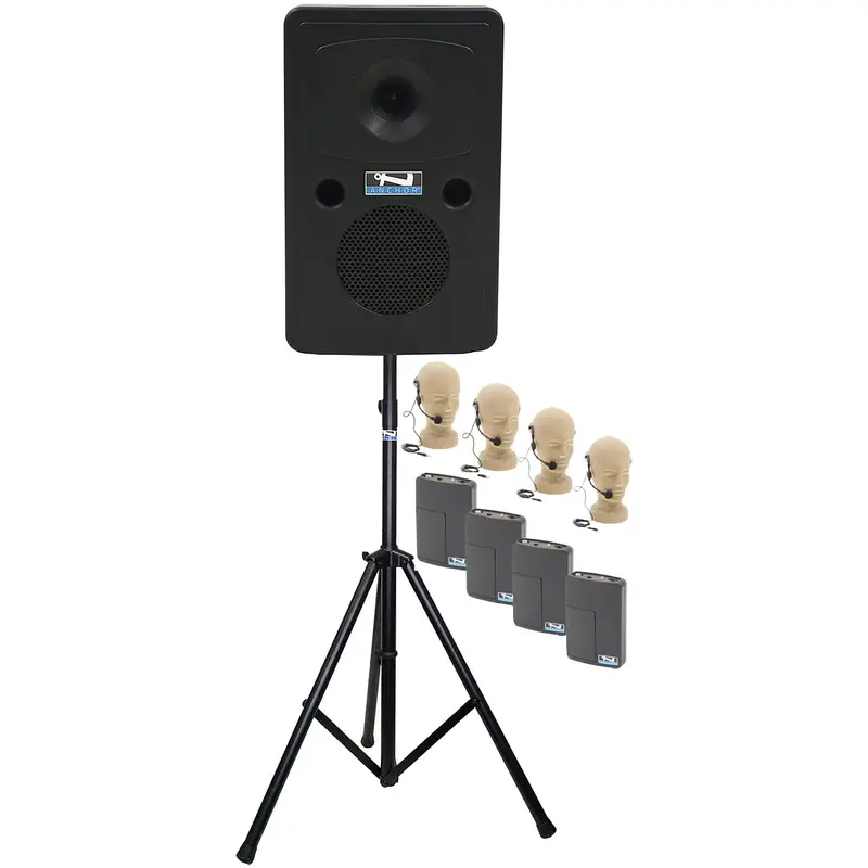 Anchor Audio 612450 Go Getter 2 System 4 - Anchor-Air / 4x Headband Wireless Microphones