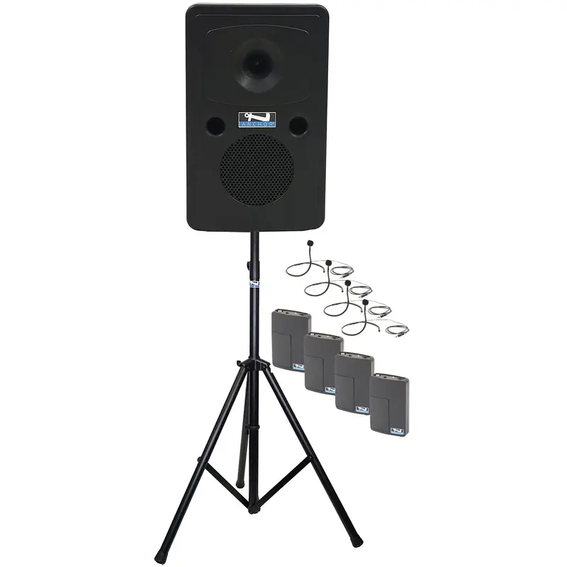 Anchor Audio 612470 Go Getter 2 System 4 - Anchor-Air / 4x Collar Wireless Microphones