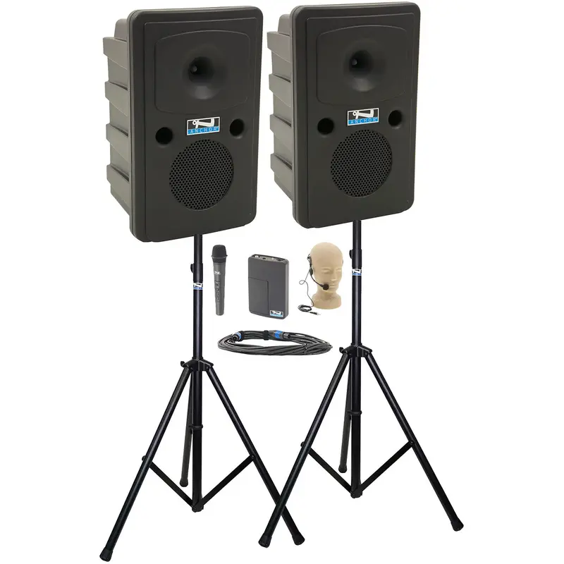 Anchor Audio 645225 Go Getter 2 Pair COMP 2 - Handheld / Headband Wireless Microphones