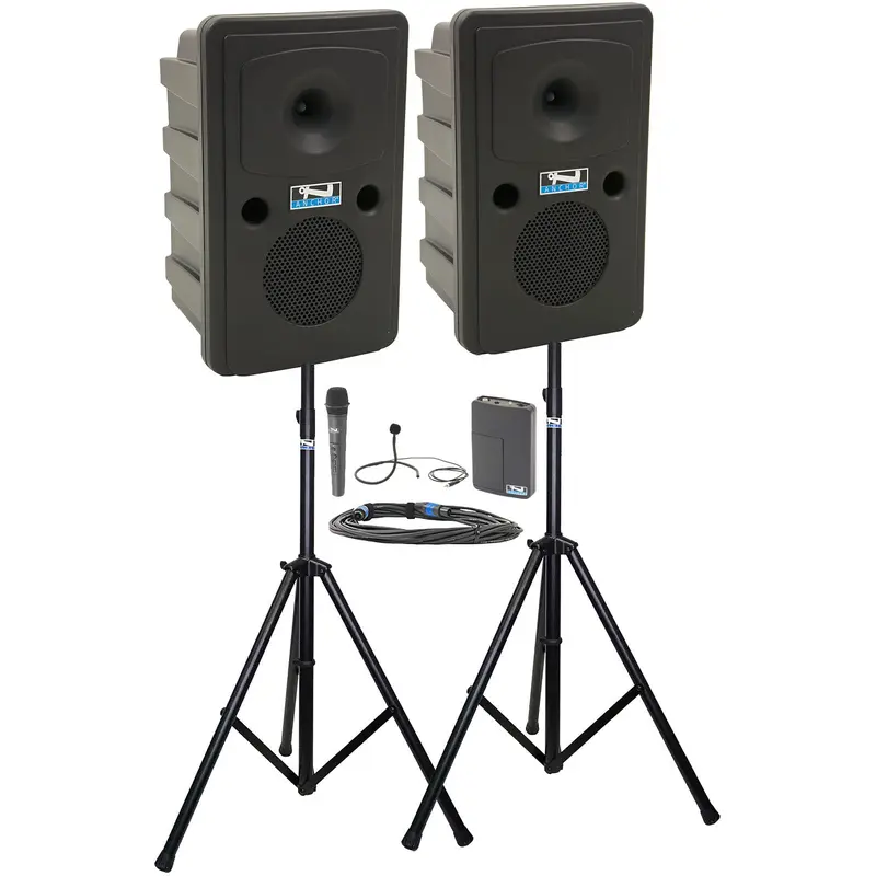 Anchor Audio 645235 Go Getter 2 Pair COMP 2 - Handheld / Collar Wireless Microphones