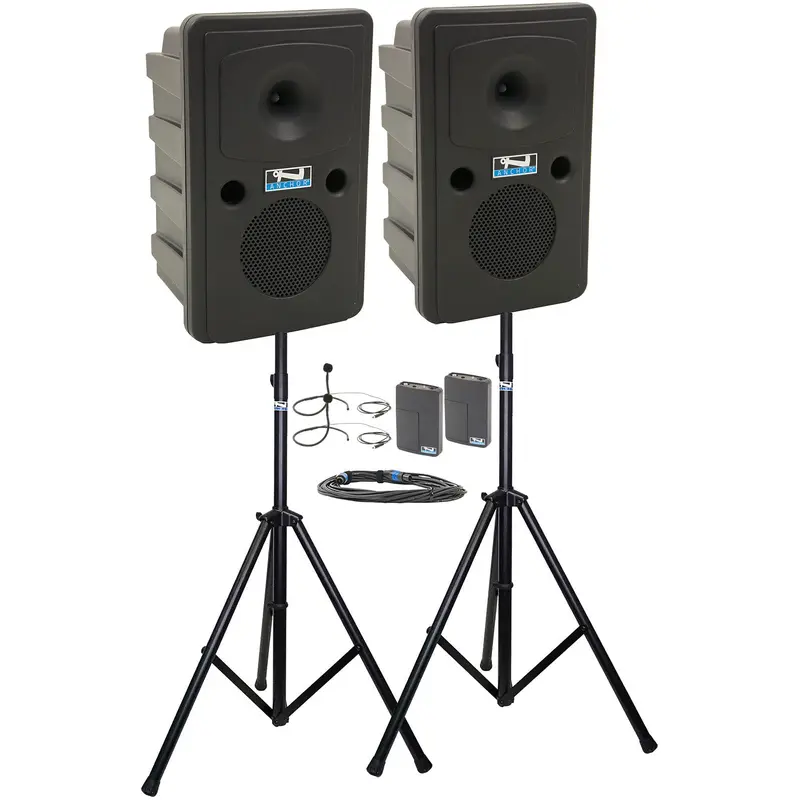 Anchor Audio 645270 Go Getter 2 Pair COMP 2 - 2x Collar Wireless Microphones