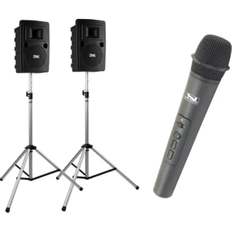 Anchor Audio 660100 Go Getter Pair (XU2, AIR), Anchor-Air Package with WH-LINK Wireless Microphone and Stands
