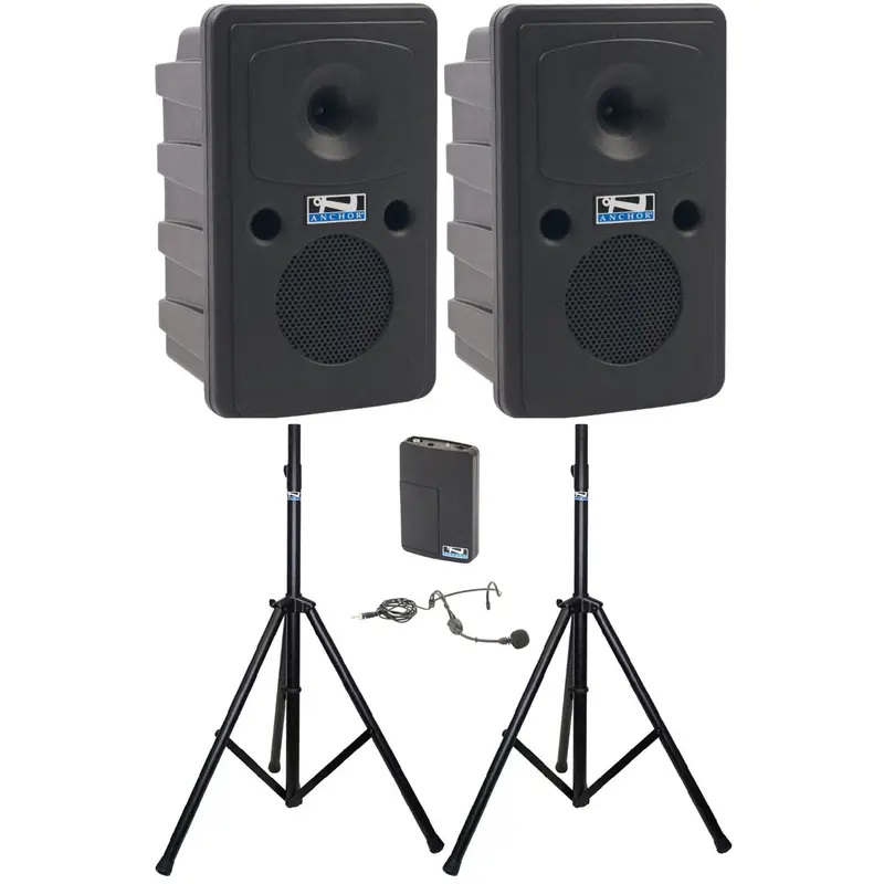 Anchor Audio 660150 Go Getter 2 Pair AIR X1 - Anchor-Air / Headband Wireless Microphone