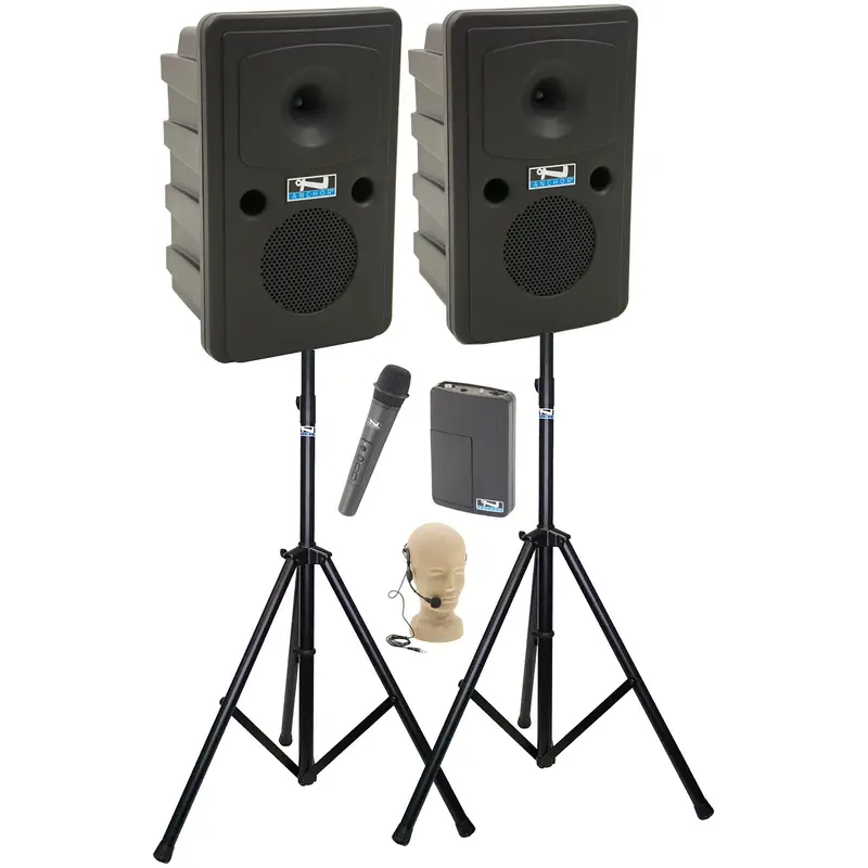 Anchor Audio 660225 Go Getter 2 Pair AIR X2 - Anchor-Air / Handheld / Headband Wireless Microphones