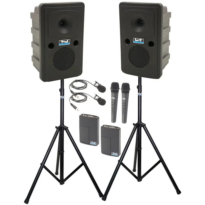 Anchor Audio 660430 Go Getter 2 Pair AIR X4 - Anchor-Air / 2x Handheld / 2x Lapel Wireless Mics