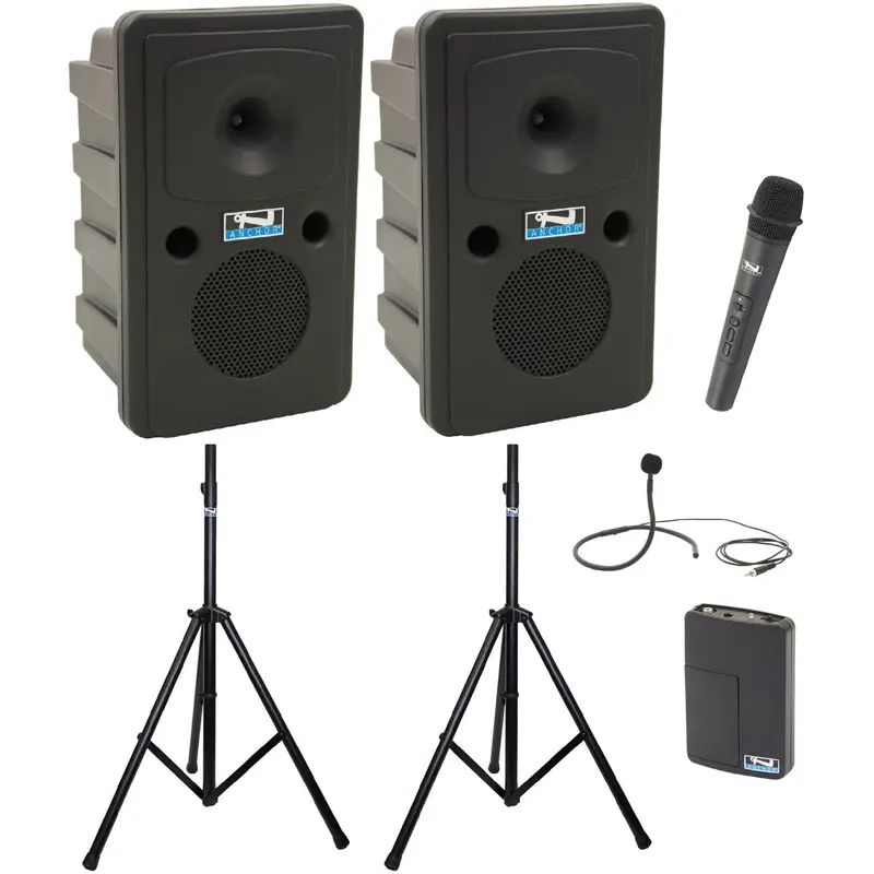 Anchor Audio 665235 Go Getter 2 Pair AIRFLEX XR2 - Anchor-Air / Handheld / Collar Wireless Mics