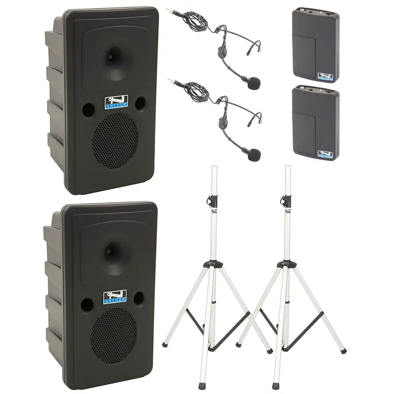 Anchor Audio 665425 Go Getter 2 Pair AIRFLEX XR4 - Anchor-Air / 2x Handheld / 2x Headband Mics