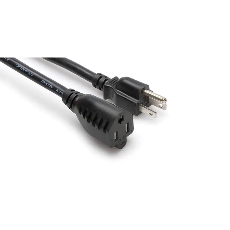 Hosa PWX-401.5 Power Extension Cord 1.5 Foot 14AWG