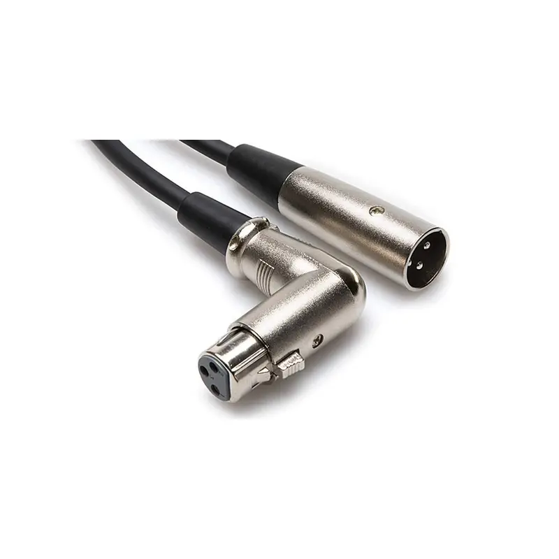 Hosa XFF-101.5 1.5 Ft Right Angle XLR (F) to XLR (M) Cable