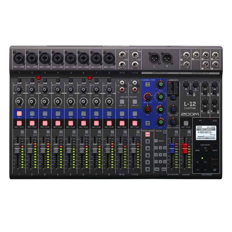 Zoom LiveTrak L-12 Live Digital Mixer & Recorder