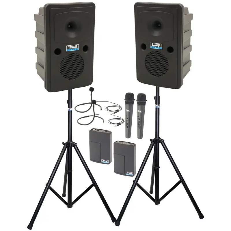 Anchor Audio 660435 Go Getter 2 Pair AIR X4 - Anchor-Air / 2x Handheld / 2x Collar Wireless Mics
