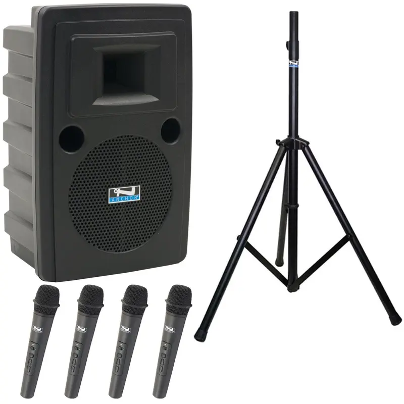 Anchor Audio 712400 Liberty 2 System 4 - 4x Handheld Wireless Microphones