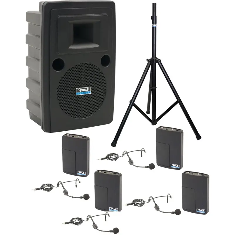 Anchor Audio 712450 Liberty 2 System 4 - 4x Headband Wireless Microphones