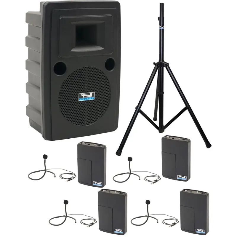 Anchor Audio 712470 Liberty 2 System 4 - 4x Collar Wireless Microphones