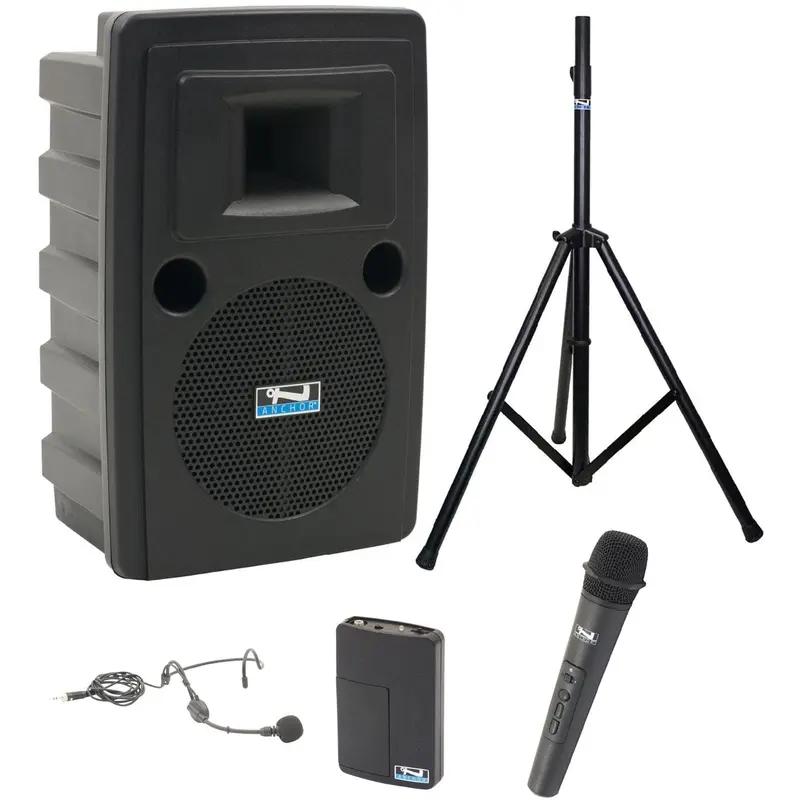 Anchor Audio 714225 Liberty 2 System X2 - Anchor-Air / Handheld / Headband Wireless Microphones