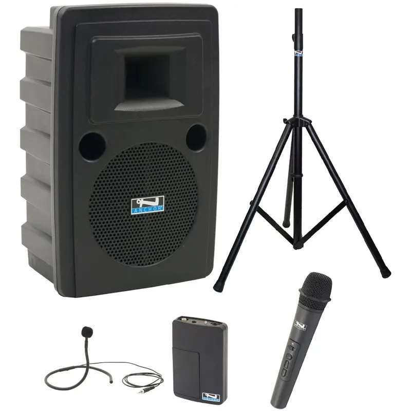 Anchor Audio 714235 Liberty 2 System X2 - Anchor-Air / Handheld / Collar Wireless Microphones