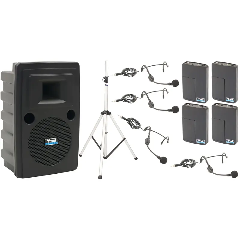 Anchor Audio 715450 Liberty 2 System X4 - Anchor-Air / 4x Headband Wireless Microphones