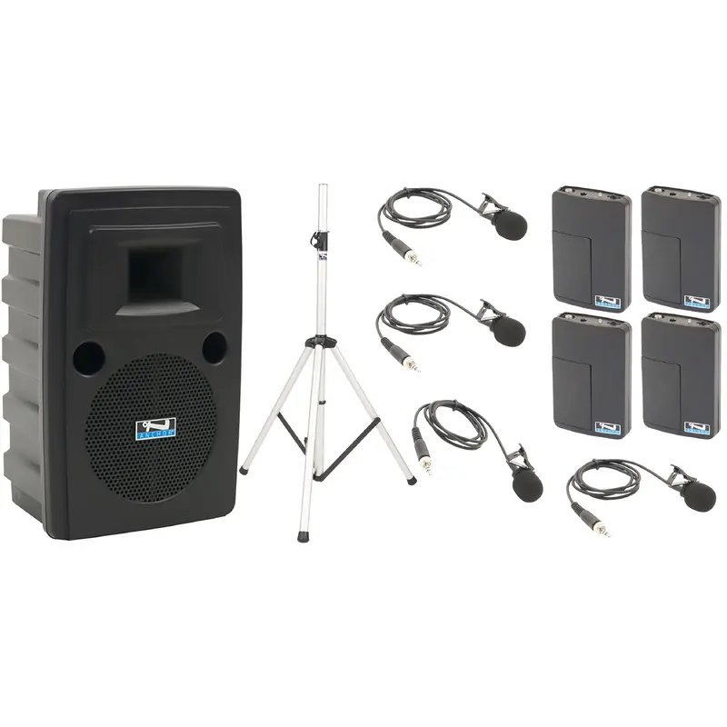 Anchor Audio 715460 Liberty 2 System X4 - Anchor-Air / 4x Lapel Wireless Microphones
