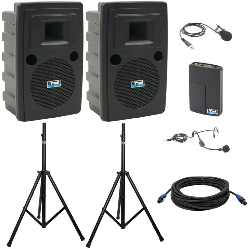 Anchor Audio 745190 Liberty 2 Pair LIB2-COMP 1 - Lapel / Headband Wireless Microphones