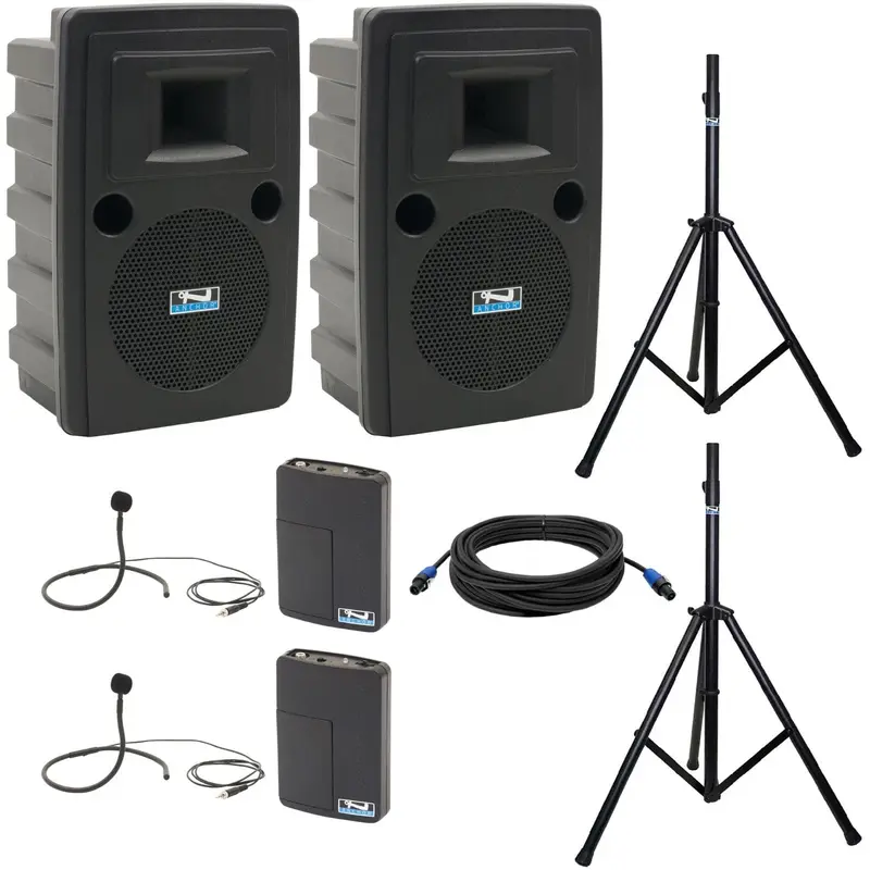Anchor Audio 745270 Liberty 2 Pair LIB2-COMP 2 - 2x Collar Wireless Microphones