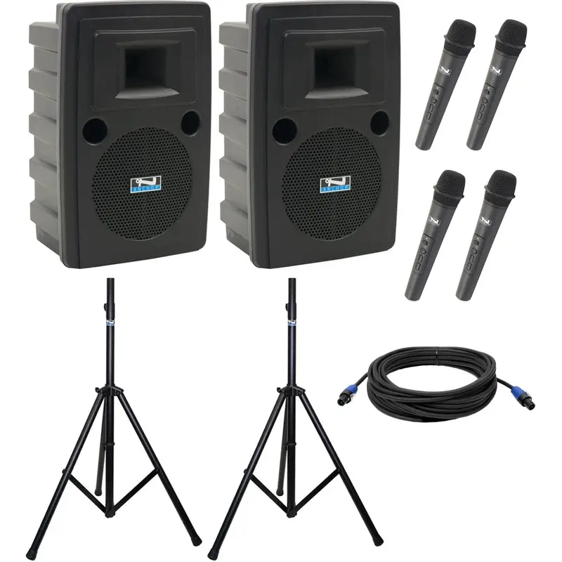 Anchor Audio 745400 Liberty 2 Pair LIB2-COMP 4 - 4x Handheld Wireless Microphones