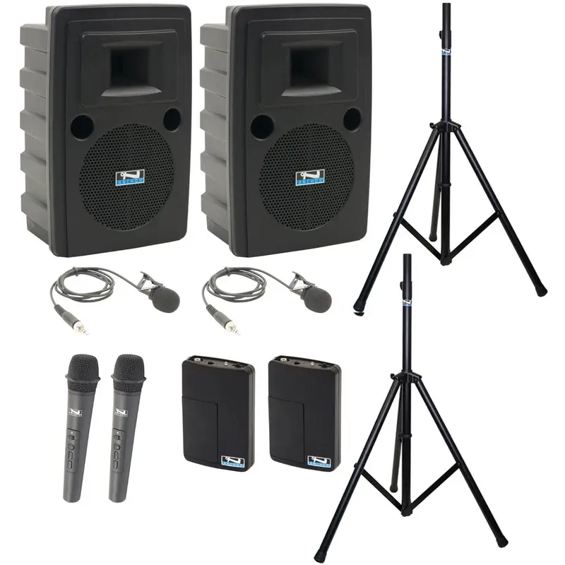 Anchor Audio 760430 Liberty 2 Pair LIB2-AIR X4 - Anchor-Air / 2x Handheld / 2x Lapel Wireless Mics