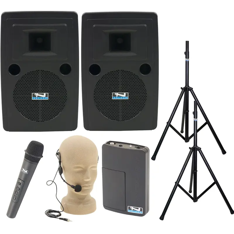 Anchor Audio 765225 Liberty 2 Pair AIRFLEX XR2 - Anchor-Air / Handheld / Headband Wireless Mics