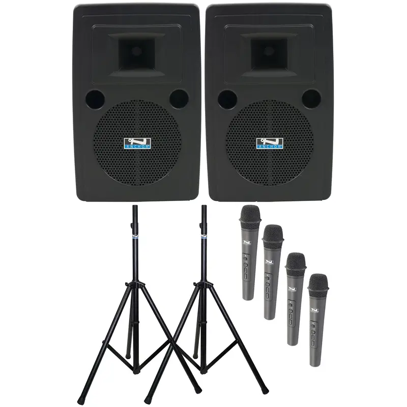 Anchor Audio 765400 Liberty 2 Pair AIRFLEX XR4 - Anchor-Air / 4x Handheld Wireless Microphones