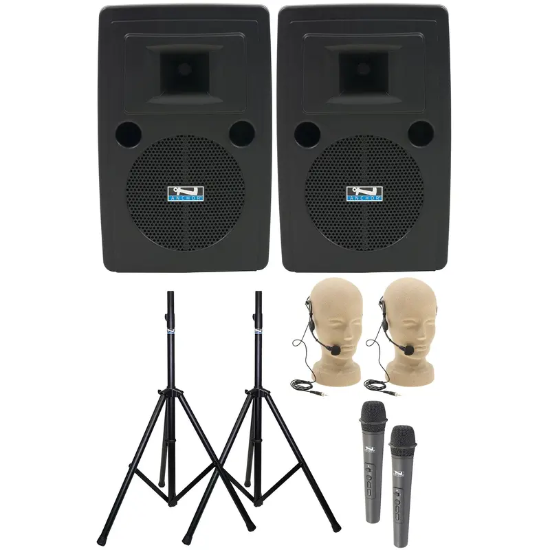 Anchor Audio 765425 Liberty 2 Pair AIRFLEX XR4 - Anchor-Air / 2 Handheld / 2 Headband Wireless Mics