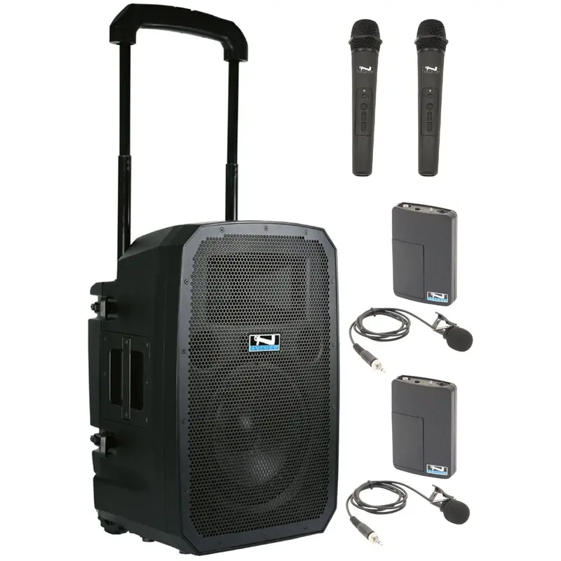 Anchor Audio 771430 Liberty 3 Link System - AnchorLink 3 / 2x Handheld / 2x Lapel Wireless Mics