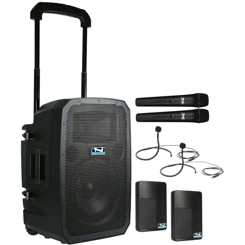 Anchor Audio 781435 Liberty 3 Hub System - AnchorLink 3 / AnchorFlex / 2x Handheld / 2x Collar Mics