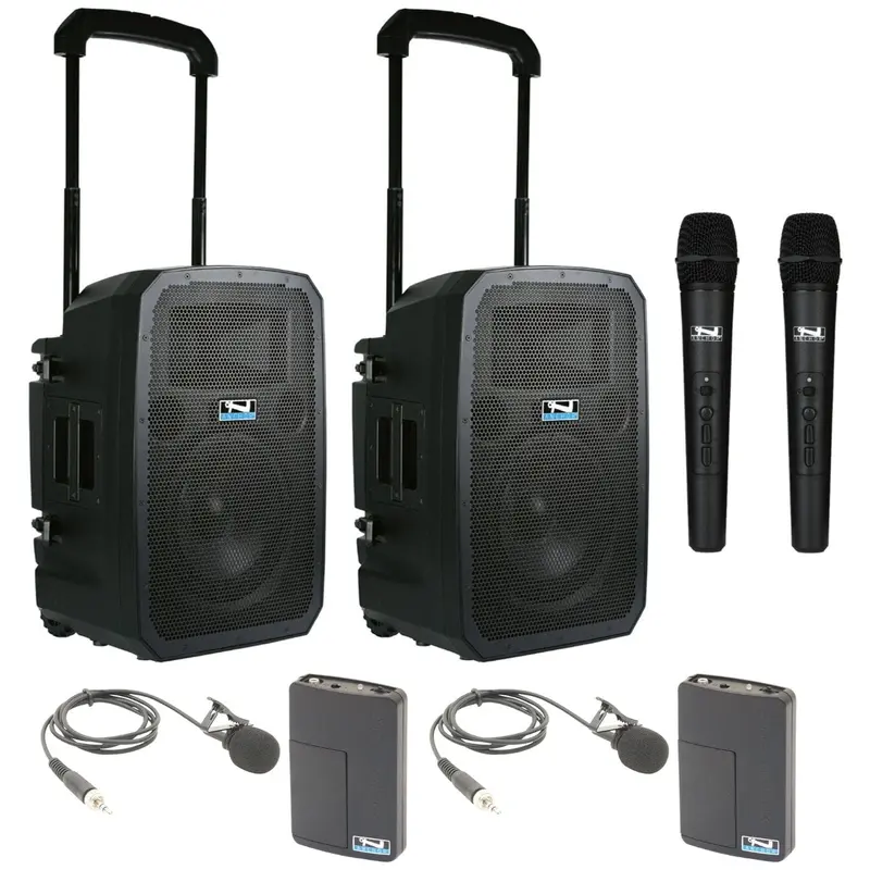 Anchor Audio 784430 Liberty 3 Hub Connect Set - AnchorLink 3 / AnchorFlex / 2x Handheld / 2x Lapel