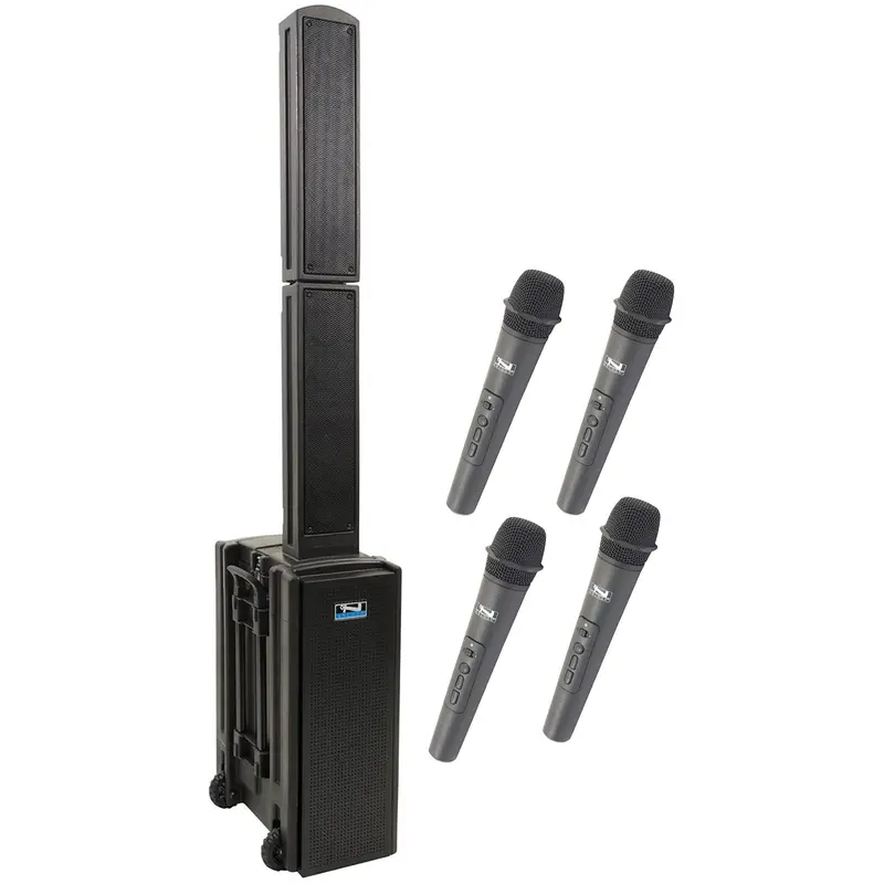 Anchor Audio 812400 Beacon 2 System 4 - 4x Handheld Wireless Microphones