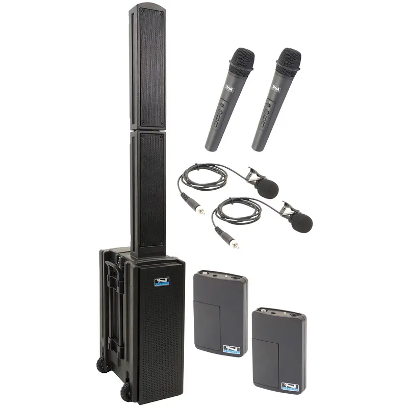 Anchor Audio 812430 Beacon 2 System 4 - 2x Handheld / 2x Lapel Wireless Microphones