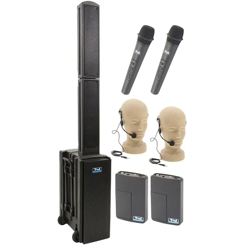 Anchor Audio 815425 Beacon 2 System X4 - Anchor Air / 2x Handheld / 2x Headband Wireless Microphones