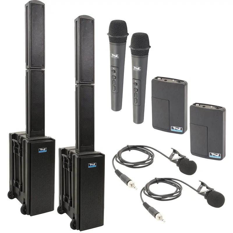 Anchor Audio 860430 Beacon 2 Pair AIR XR4 - Anchor Air / 2x Handheld / 2x Lapel Wireless Microphones
