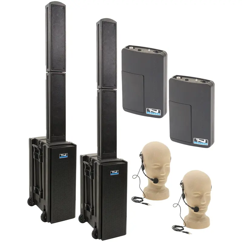 Anchor Audio 865250 Beacon 2 Pair AIRFLEX XR2 - Anchor Air / 2x Headband Wireless Microphones